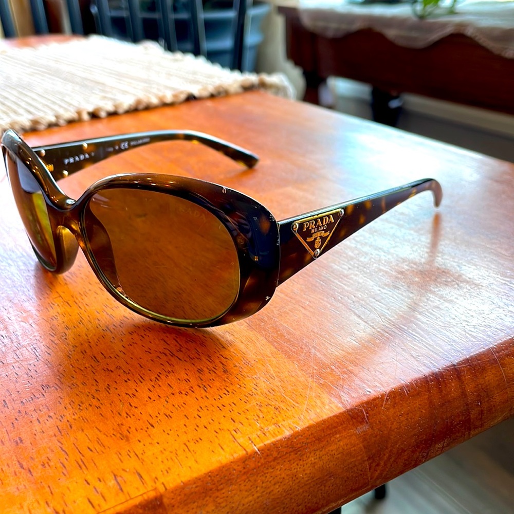 Prada Triangle logo SPR27L Sunglasses
